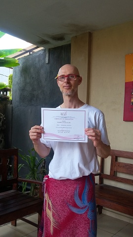 Reeva Bali Spa School Student